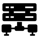 Free Database Management Analysis Architecture Icon