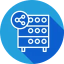 Free Base De Datos Hosting Servidor Icon