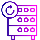 Free Base De Datos Hosting Servidor Icono