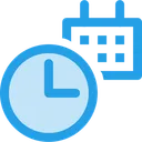 Free Date Time Schedule Icon