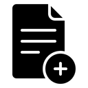 Free Erstelle Datei  Symbol