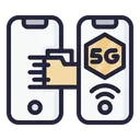 Free Dateiubertragung 5 G Signal Icon