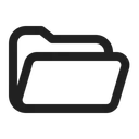 Free Ordner Offnen Daten Ordner Symbol