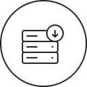 Free Datenbank Server Rack Icon