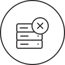 Free Datenbank Server Rack Icon