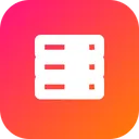 Free Datenbank Server Rack Icon