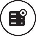 Free Datenbank Server Rack Icon