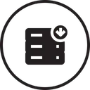 Free Datenbank Server Rack Icon