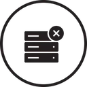 Free Datenbank Server Rack Icon