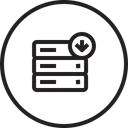 Free Datenbank Server Rack Icon