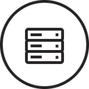 Free Datenbank Server Rack Symbol