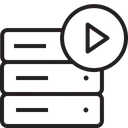 Free Datenbank Server Rack Symbol