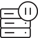 Free Datenbank Server Rack Symbol