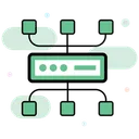 Free Datenbank Datenserver Rechenzentrum Symbol