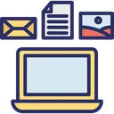 Free Datensammlung Datenquellen Data Warehouse Icon