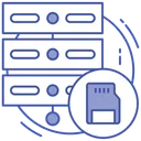 Free Datenserver Datenbank Rechenzentrum Symbol