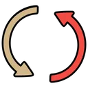 Free Datensynchronisation  Symbol