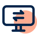 Free Ubertragung Cloud Computer Symbol