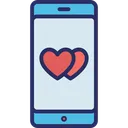 Free Love Chatting Love Message Mobile Screen Icon