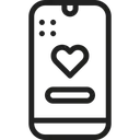 Free Love Smartphone Romance Icon