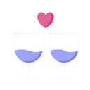 Free Dating-Getränke  Symbol