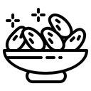 Free Dattelschale  Symbol