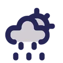 Free Rain Sunny Rainy Day Icon