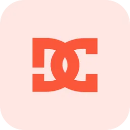 Logo dc shoes outlet vector