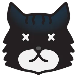 Free Dead Cat Emoji Icon