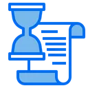 Free Document Time Finance Icon