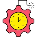 Free Deadline Setting Time Management Deadlines Icon