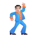 Free Dancing Color Light Icon