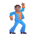 Free Dancing Color Medium Icon