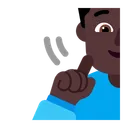 Free Deaf Flat Dark Icon