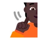 Free Deaf Flat Dark Icon