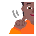 Free Deaf Flat Medium Dark Icon
