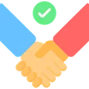 Free Deal Deal Success Partnership Icon