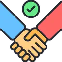 Free Deal Deal Success Partnership Icon