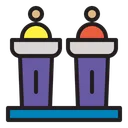 Free Debate Politician Orator Icon