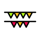 Free Decoration Party Flag Icon