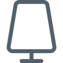 Free Furniture Line Decorative Lamp Icon