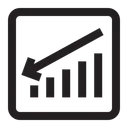 Free Decrease Chart  Icon