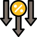 Free Decrease Rate  Icon
