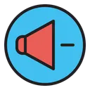 Free Decrease Volume Speaker Sound Icon