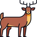 Free Deer Animal Reindeer Icon