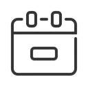Free Delete Calendar  Icon