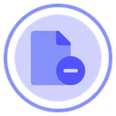 Free Delete File Document Page Icon