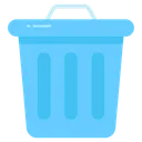 Free Delete Dustbin Bucket Icon