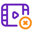 Free Delete Video  Icon