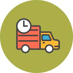 Free Delivery Icon - Download in Colored Outline Style